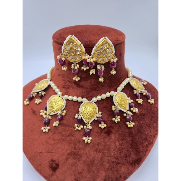 22kt Ruby Diamond Necklace - Picture 6 of 6